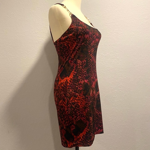 Snake Print Mini Dress - Picture 4 of 8